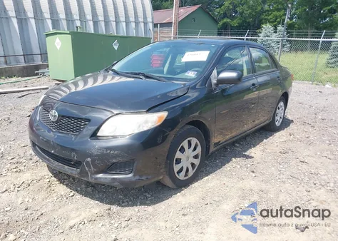 2009 Toyota Corolla из США, поврежденный, VIN JTDBL40EX99087787